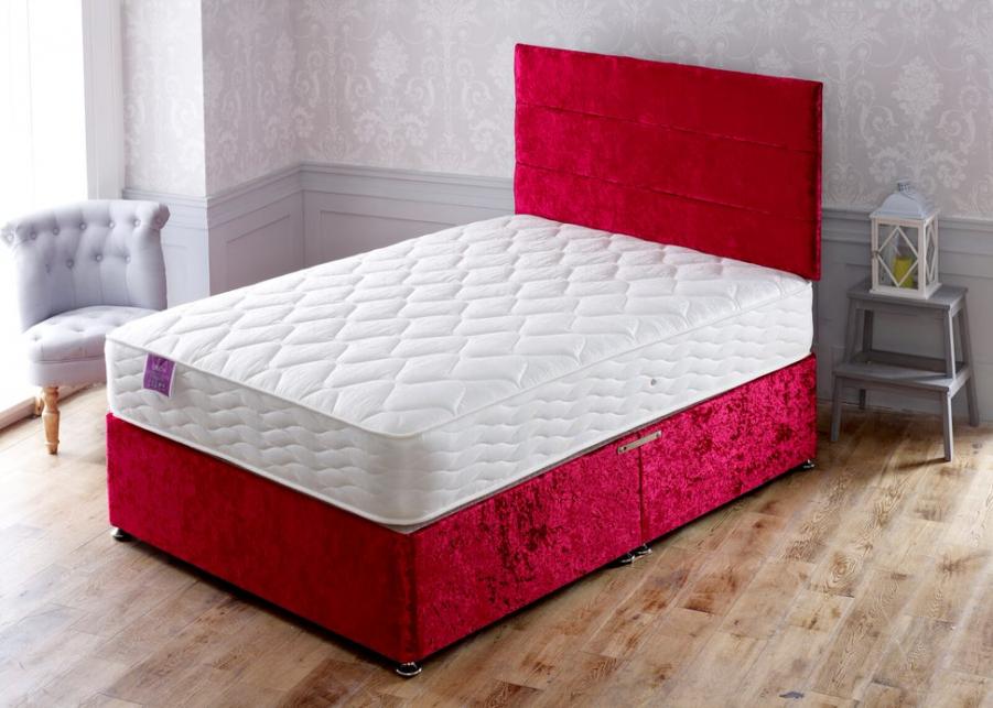 Apollo Beds Orion Micro Quilted Divan Bed Includes Base and Mattress