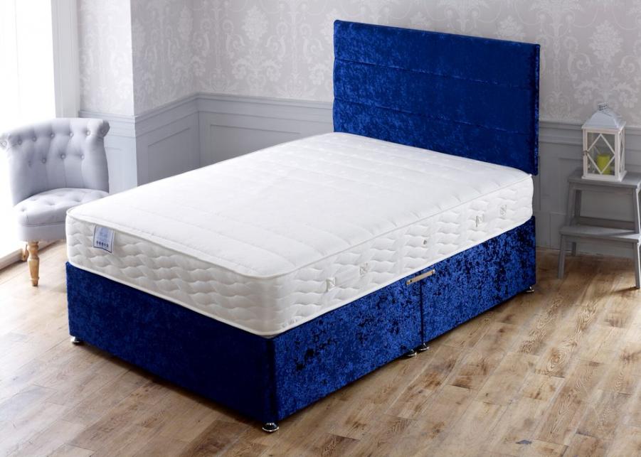 Apollo Beds Titan Memory Foam Sprung Divan Bed Includes Base and Mattress