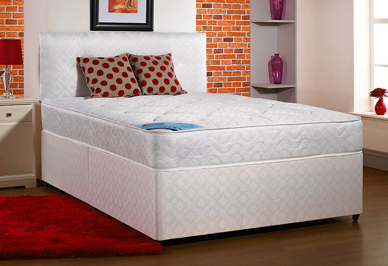 DreamMode Winchester Quilted Divan Bed Includes Base and Mattress