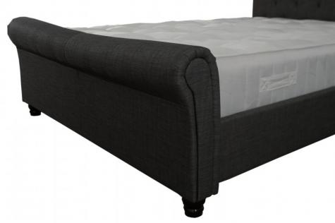 Artisan Rosa Grey Fabric Bed