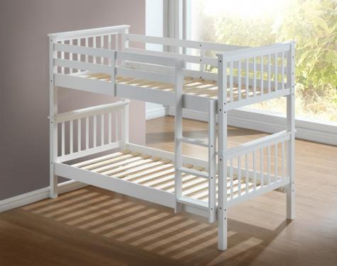 Artisan Alaska White Finish Bunk Bed