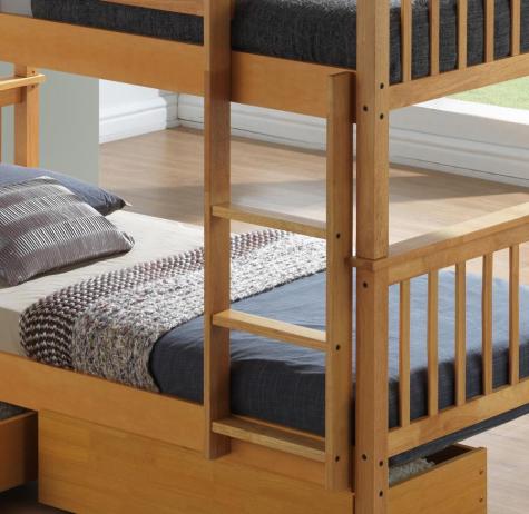 Artisan Alaska Beech Finish Bunk Bed