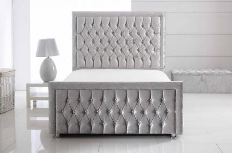 Lavish Beds Princess Upholstered Bed Frame