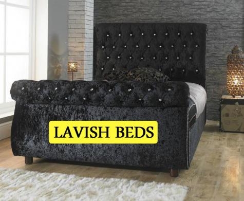 Lavish Beds Swan Style Bed