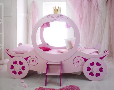 Artisan Pink Princess Carriage Bed