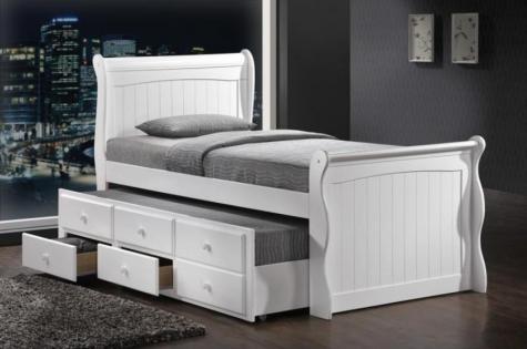 Artisan White Captain Guest Bed