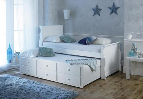 Artisan White Captain Guest Bed