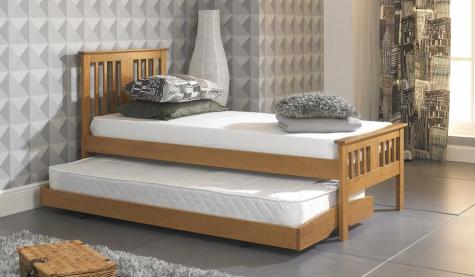 Artisan Rosaline Oak Finish Guest Bed