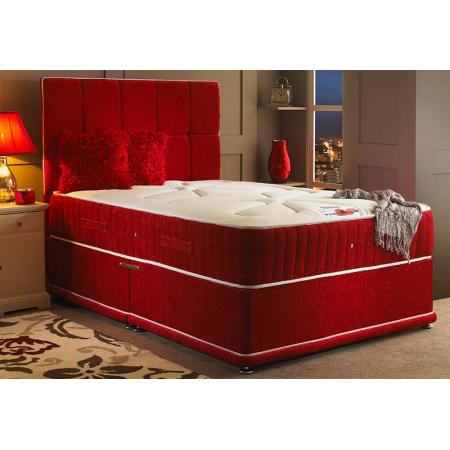 DreamMode Brighton Memory Orthopaedic Spring Divan Bed FREE Headboard Includes Base Mattress and Headboard